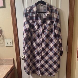 Prana Multicolor Plaid Garment